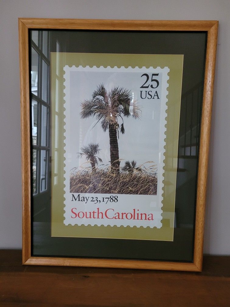 Palmetto State Stamp Print