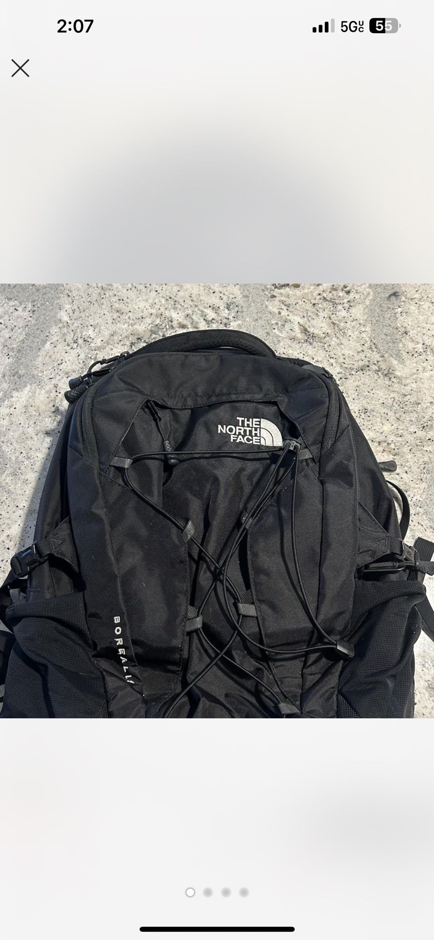 North face Black Backpack
