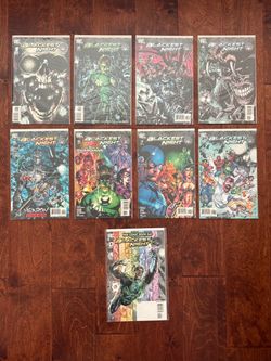 DC Blackest Night Complete Series #0–8 Comic Set
