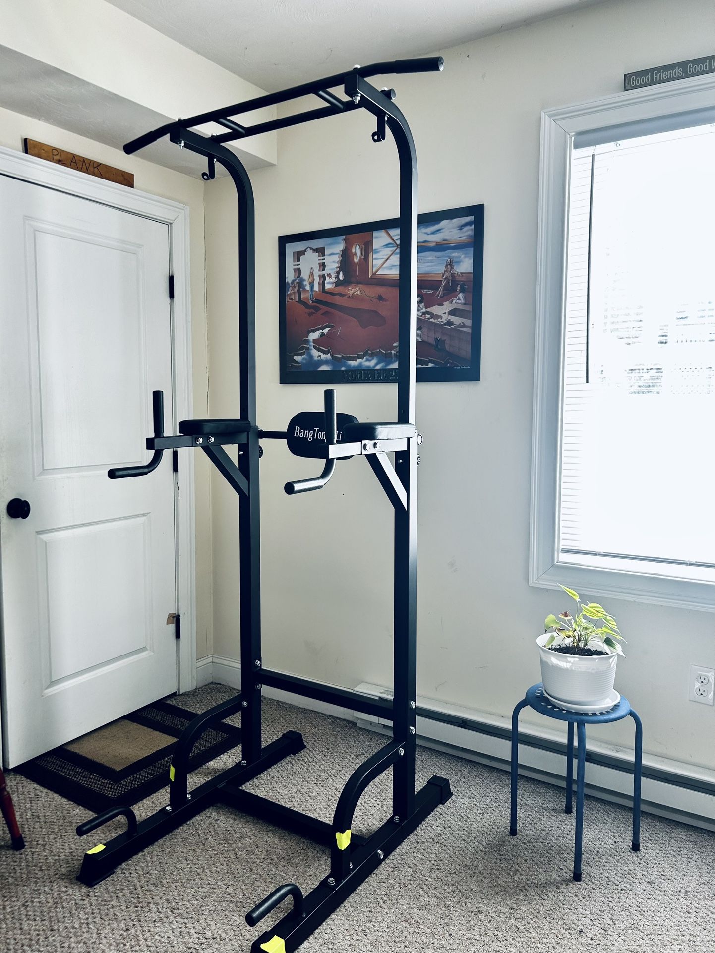 Fitness POWER-TOWER Pull-Up, Dips, And Push Up Station