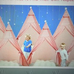 Teepee Tents for Kids with Inflatable Airbed 