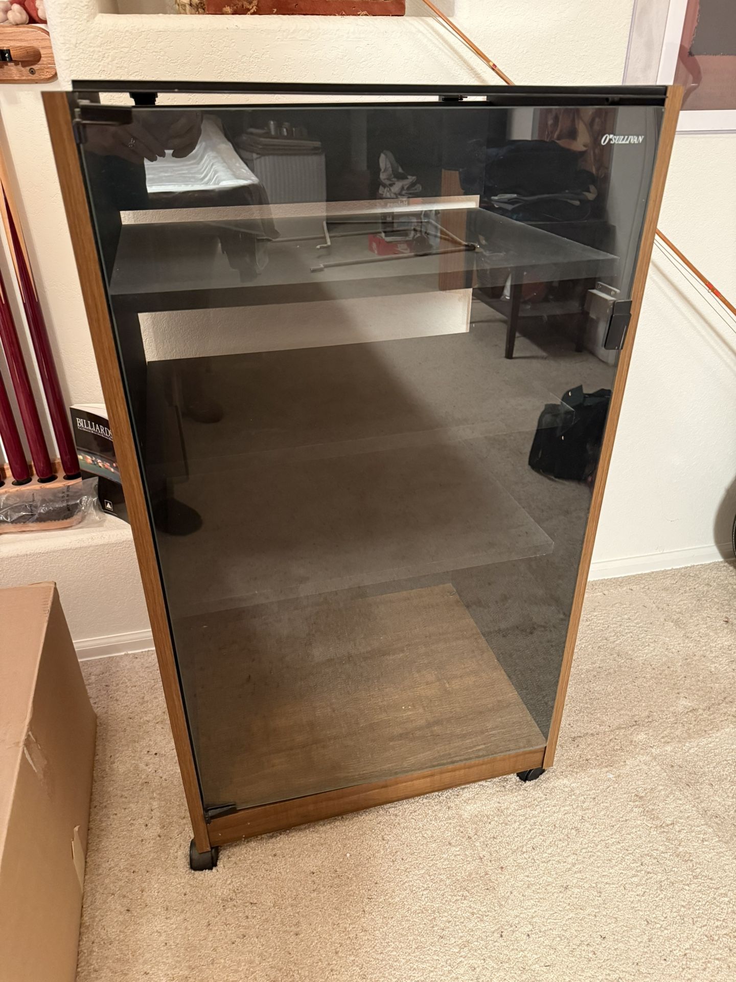 O’Sullivan Glass And Wood Cabinet