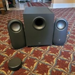 Logitech Z407 Bluetooth Computer Speakers with Subwoofer and Wireless Control