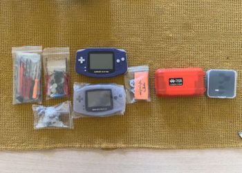 GBA EVERYTHING FOR LED LIGHT SCREEN AND CASE MODIFICATION