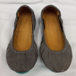 Tieks Slate Grey Crocs Ballet Flats 