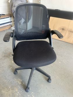 Black Mesh Office Chair — $10