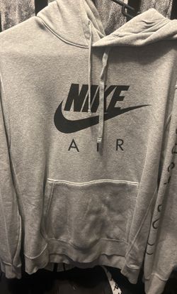 Grey Nike Just do it Hoodie size L
