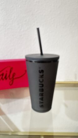 New Starbucks Tumbler Matte Black