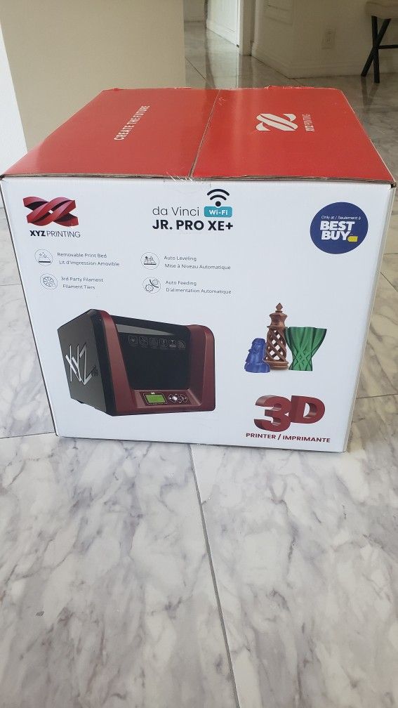 XYZ 3D Printer Da Vinci Jr. Pro XE + New In Box