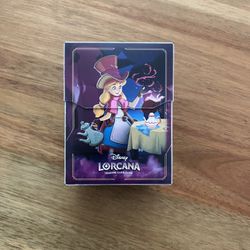 Alice In Wonderland Lorcana Deck Box Limited 