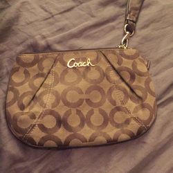 Big coach wristlet