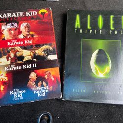 Alien (DVD Triple Pack) and The Karate Kid (DVD collection)