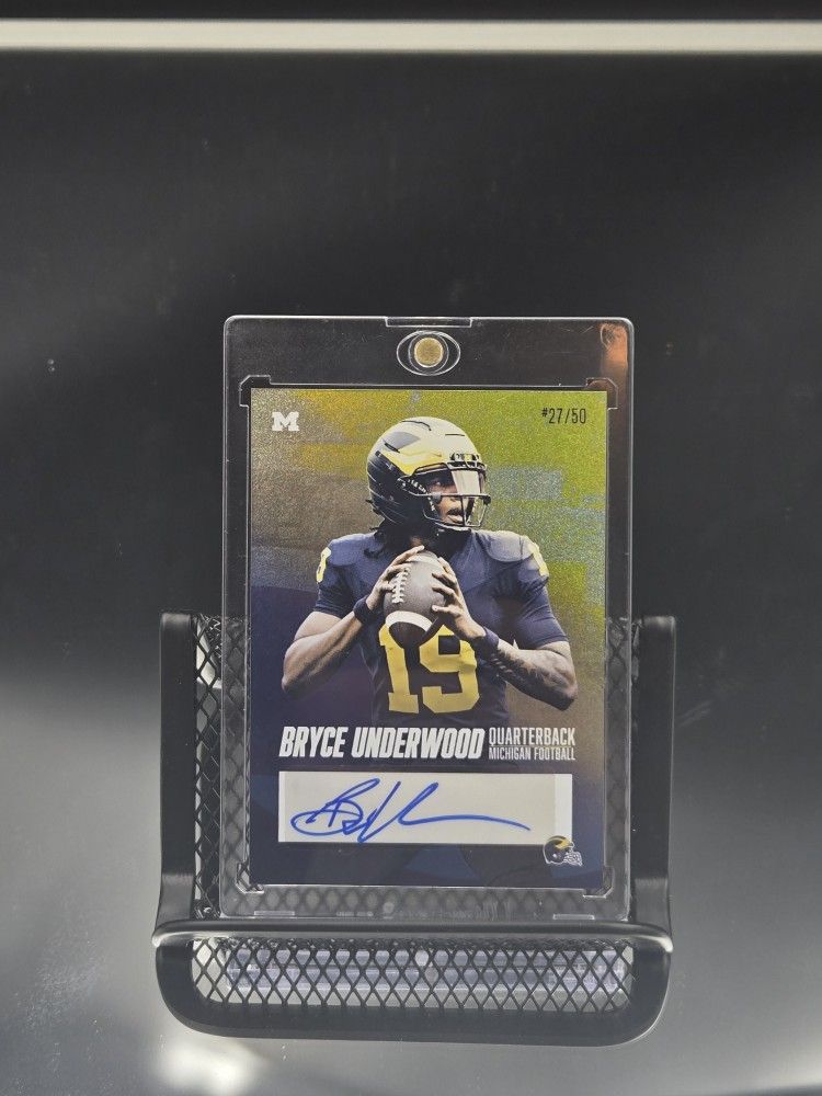 Bryce Underwood Autographed Valiant Card