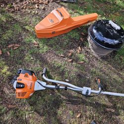 STIHL FS 240 16.5 in. Gas Trimmer

 Professional Trimmer Weed Wacker Prices Firm I Did Not Take Offers Runs Great Shed