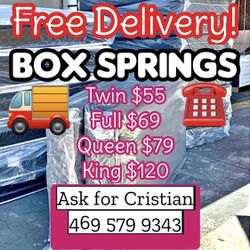 Box Springs  Twin box Full box  Queen box  King box  Bases para colchon  Box spring 