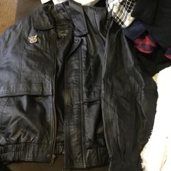 Woman’s Or boy Xl Leather Jacket 
