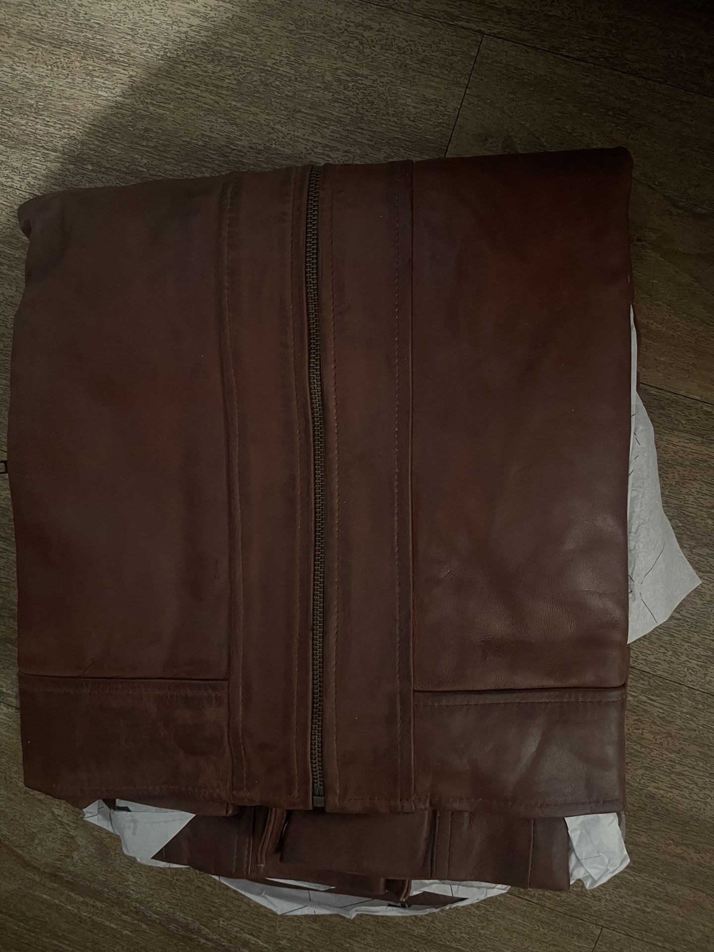 TLC Real Motorcycle Soft Leather Jacket men, Tan Perforated Cafe Racer Leather Jacket