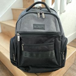 New Without Tags Original Penguin Men’s Black and Grey Laptop Backpack 