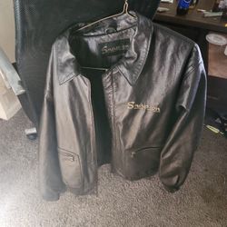 Snap On Leather Jacket