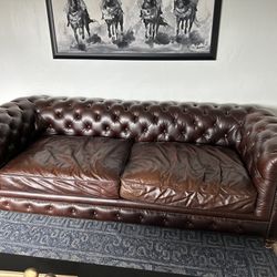 Leather Coach in great condition 