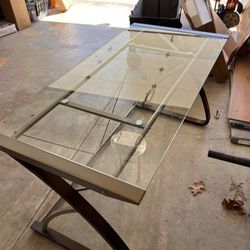 Glass Top Desk  $45