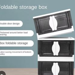 Stackable And Foldable Storage Boxes