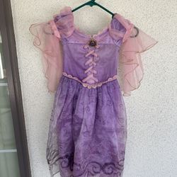 Disney Store Rapunzel Tangled Princess Dress Size 4