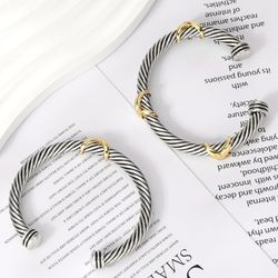 Cable Wire Bracelets 