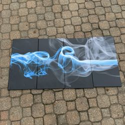 Blue Flame Wall Art