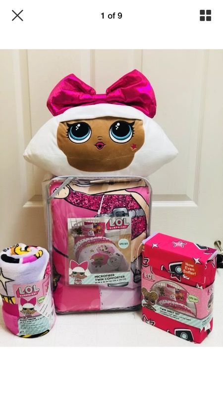 Lol Surprise Bed Comforter Blanket Sheets Plush Throw Pearl Confetti Lol Surprise Bed Comforter Blanket Sheets Plush Throw Pearl Confetti Pop