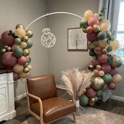 Balloons And Backdrop 