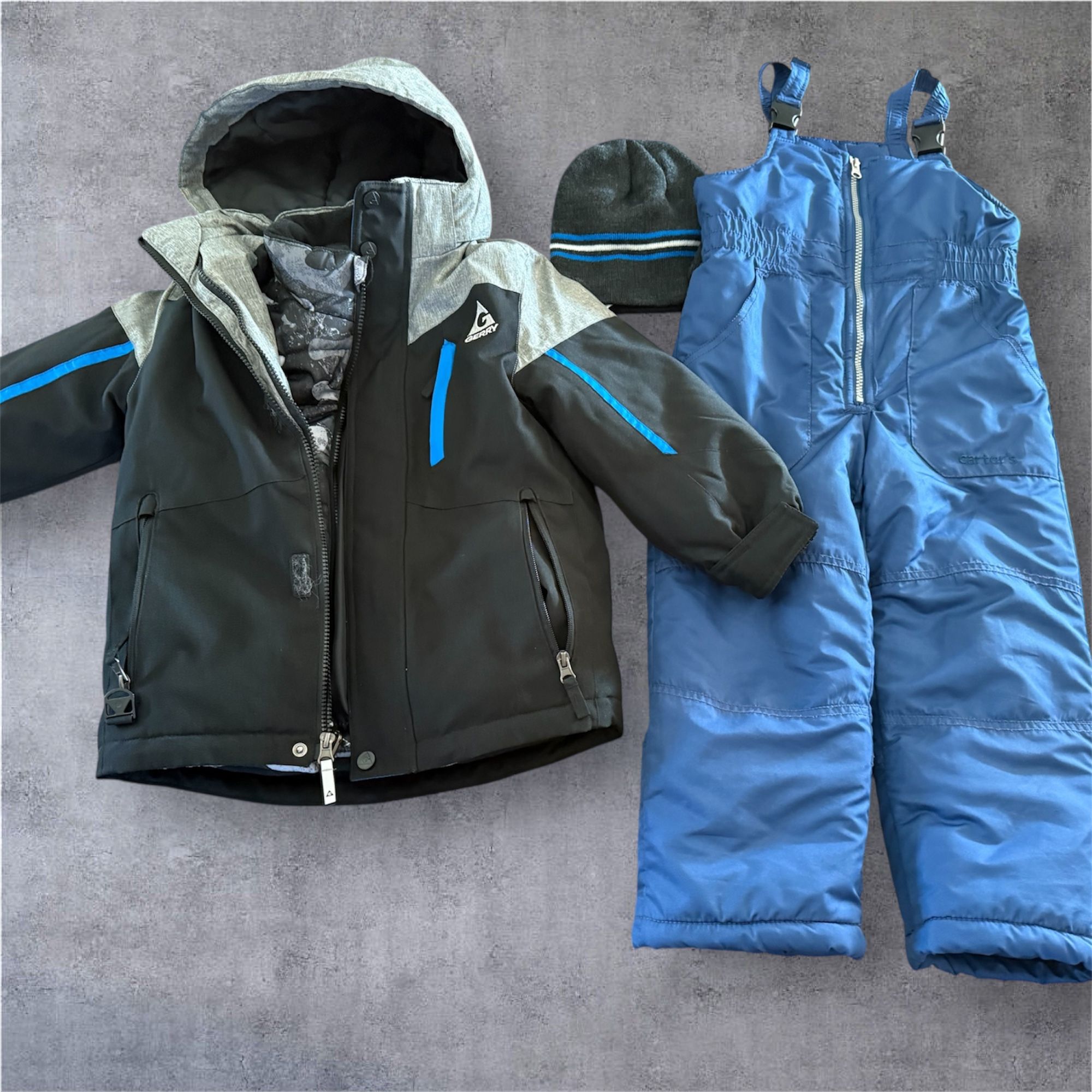 TODDLER Size 5/6 Snow Jacket With Beanie And Snow Bob