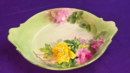 Vintage French Aluminite F. R. G. Frugier Limoges Gratin dish, oven proof porcelain P8R603