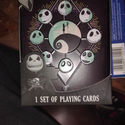The nightmare before Christmas playing cards