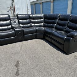 Reclining Living Room Sectional Sofa Couch