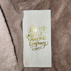 Craft Wooden Vinyl Art