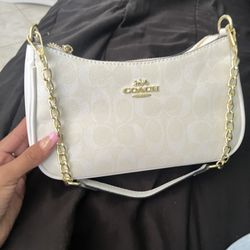 White Coach Bag 