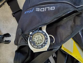 Scuba diving complete includes computer and aluminum tanks