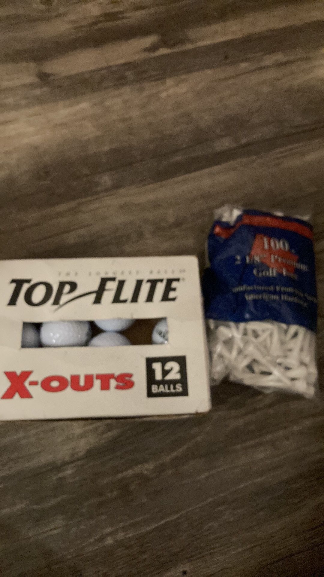 Golf Balls And Tees 
