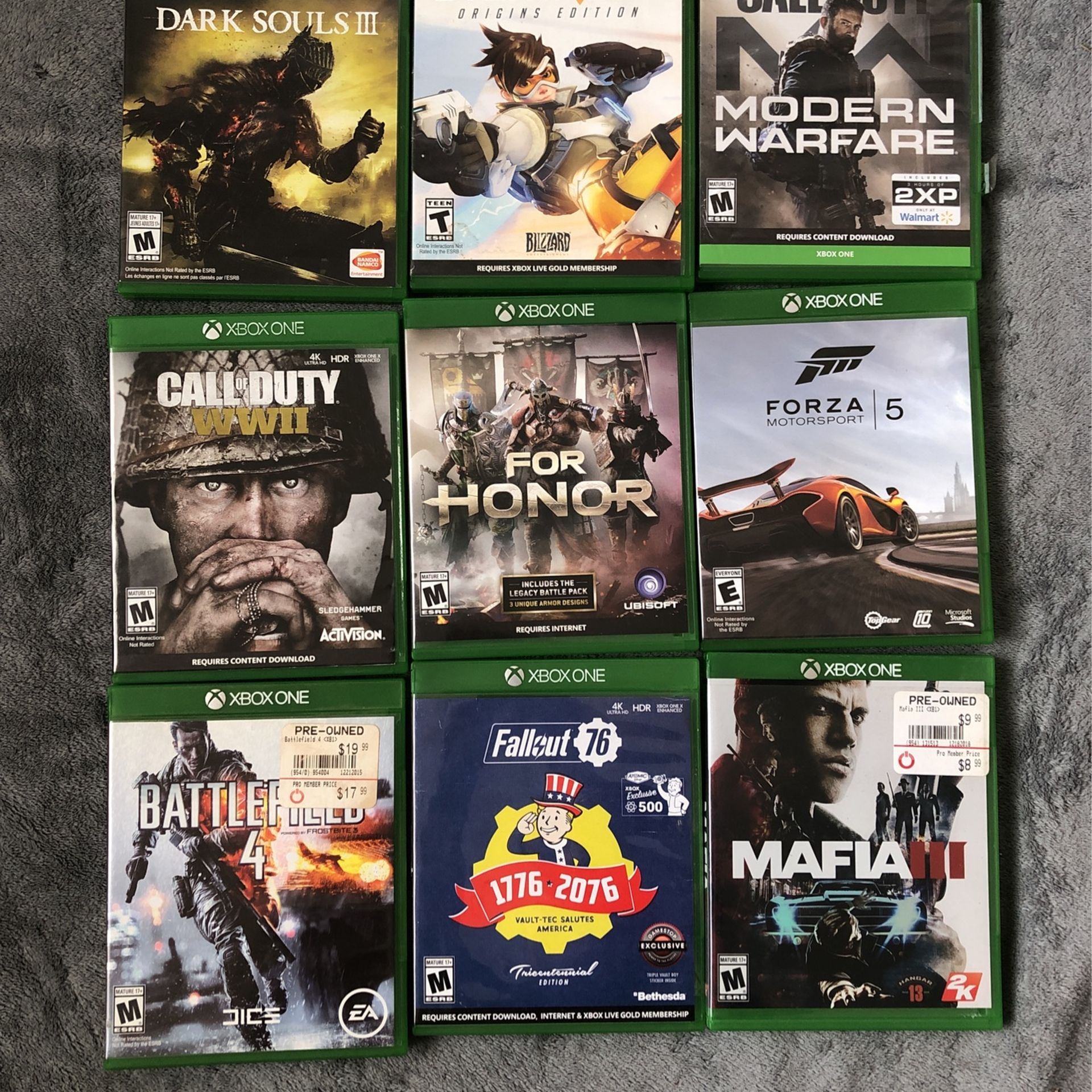 XBOX ONE games