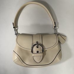 Coach White Soho Retail $350