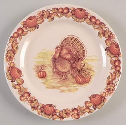 20 Thanksgiving Turkey Harvest Plates Cracker Barrel & More!