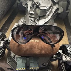 Tom Ford Sunglasses For Men Aviator, Black