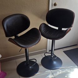 Modern Leather Bar Stools