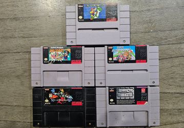 $30 each for SNES Games