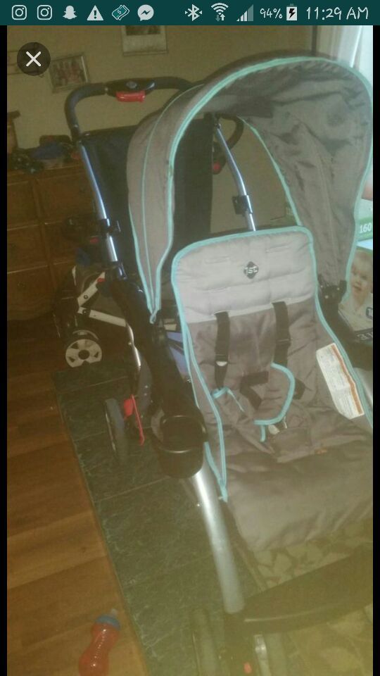 Sit and stand stroller