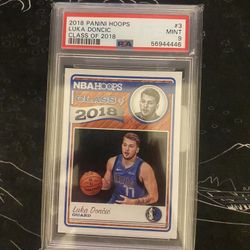 Luka Doncic 2018–19 Panini Hoops Class of 2018 #3 PSA 9 