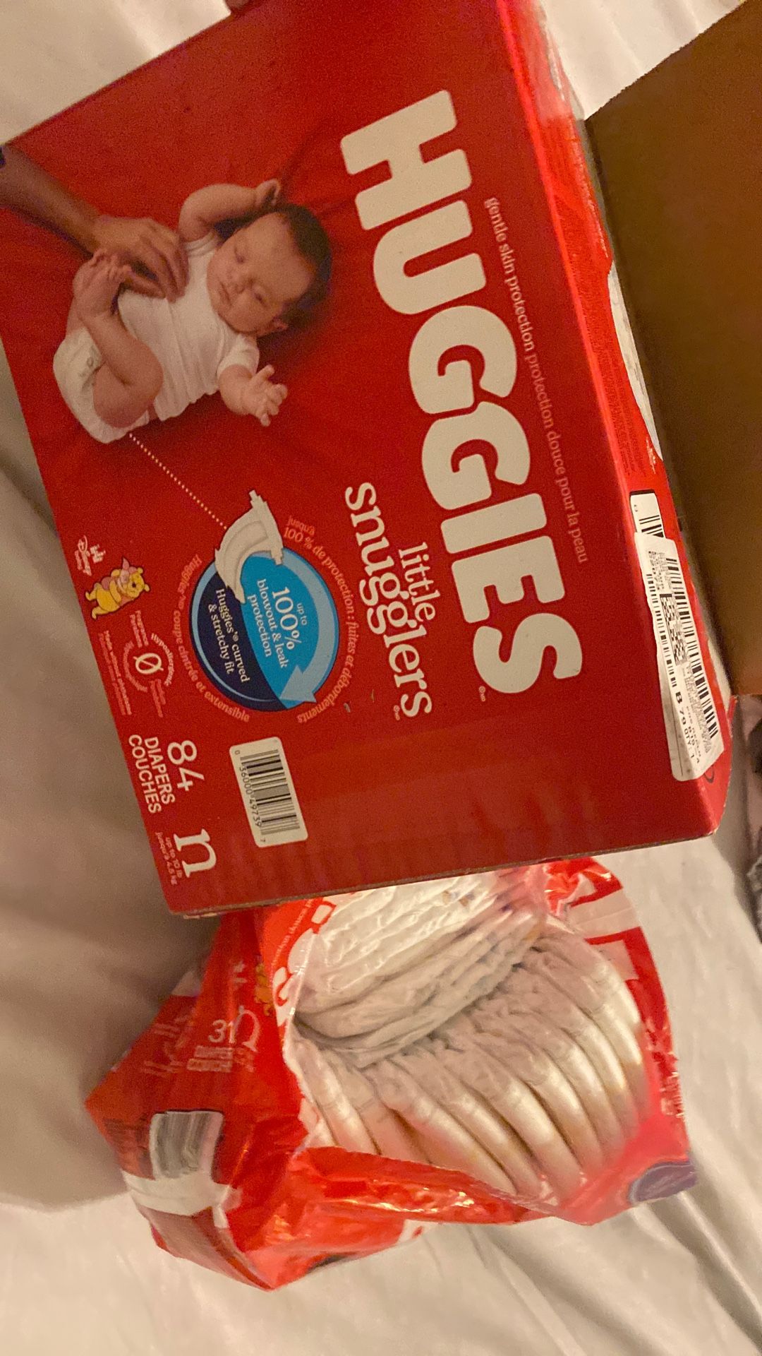Huggies Open Box