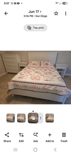Pottery Barn Queen bedroom set