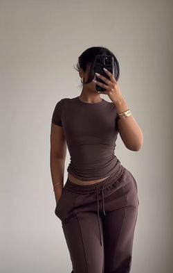 Brown / Coffee Chocolate Short Sleeve 